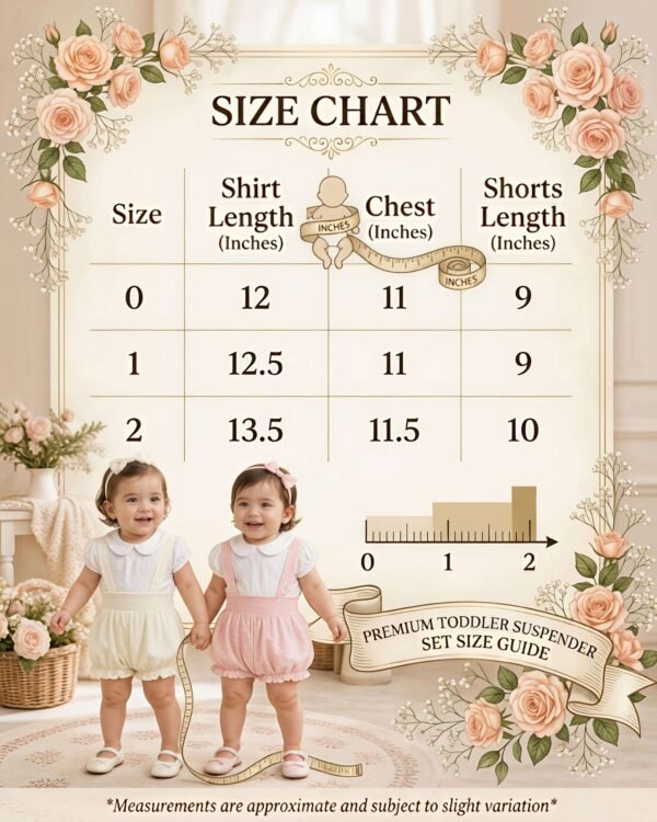 Premium Baby Girl Suspender Romper & Shirt Set – Cute Toddler Summer Outfit