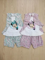 Girls 2-Piece Minnie Mouse Floral Jacket Top & Shorts Set (12M–3Y)