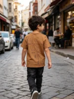 Boys Front & Back Graphic 'HOPE' T-Shirt (Sizes 20–24)