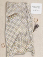 Ultra-Soft Baby AC Blanket & Pillow Set - Polka Dot Brown (48" x 36")