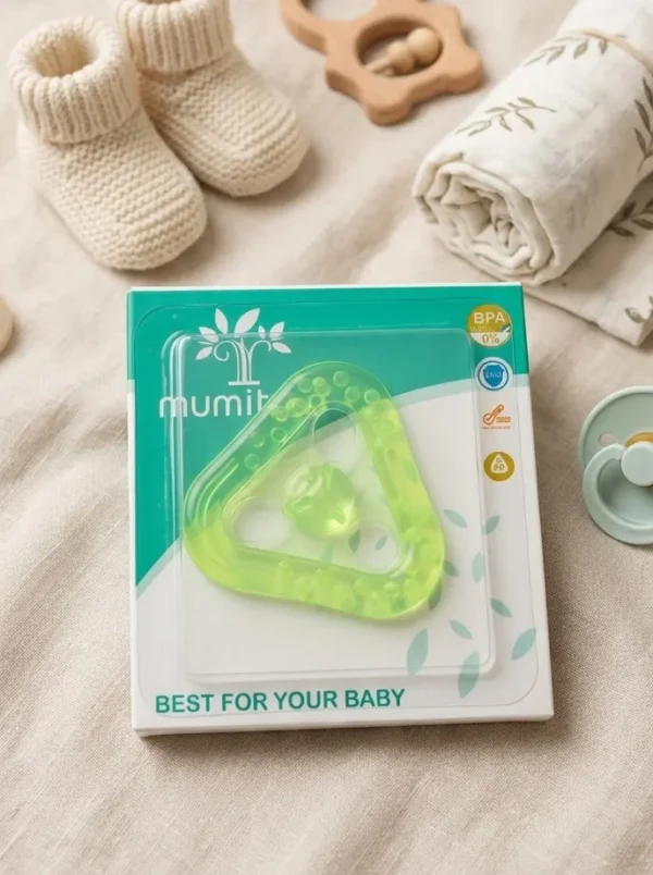 Mumitree Water Filled Silicone Baby Teether Set (Pack of 4) – Cooling Soothing Teething Toys for Infants