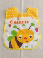 Waterproof Soft EVA Baby Feeding Bibs with Crumb Catcher Pocket – Cute Cartoon Weaning Bibs