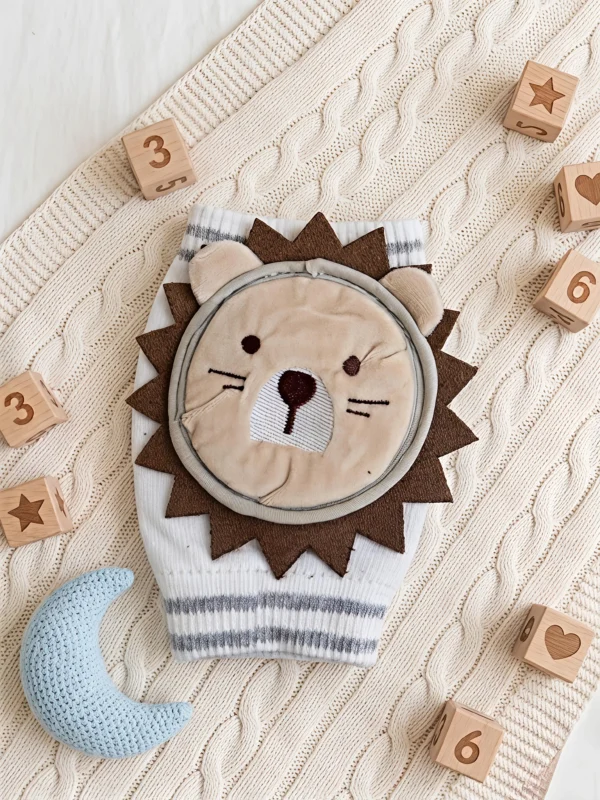 Cute Animal Crawling Baby Knee Pads – Anti-Slip Padded Protection Safety Leg Warmers