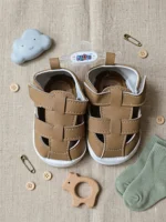 Premium Leatherette Baby Boy Sandals – Soft Sole Infant First-Walker Shoes (Sizes 1 to 4)