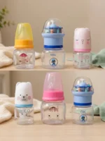 Mini Newborn Feeding Bottle 2oz / 60ml - BPA-Free Small Baby Feeder
