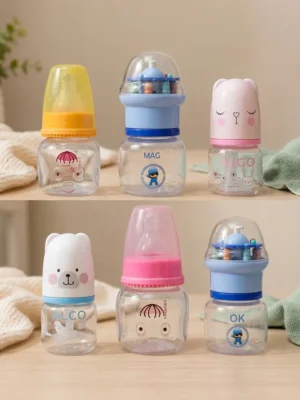 Mini Newborn Feeding Bottle 2oz / 60ml - BPA-Free Small Baby Feeder