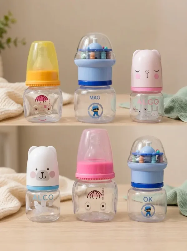 Mini Newborn Feeding Bottle 2oz / 60ml - BPA-Free Small Baby Feeder