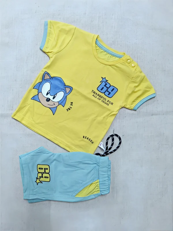 Baby Boy Superher T-Shirt and Shorts Set