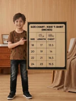 Boys Distressed Marble Print Graphic T-Shirt (Sizes 18–24)