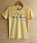 Boys Splatter Print 'DENIM' Graphic T-Shirt