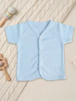 Soft Pastel Baby V-Neck Vests (Pack of 3) – Premium Cotton Innerwear