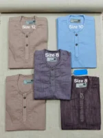 Premium Infant & Toddler Baba Boy Kurta Shalwar Set – Soft 2-Piece Shalwar Qameez (Sizes 8-12)