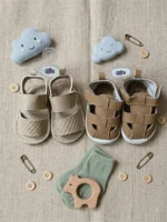 Premium Leatherette Baby Boy Sandals – Soft Sole Infant First-Walker Shoes (Sizes 1 to 4)